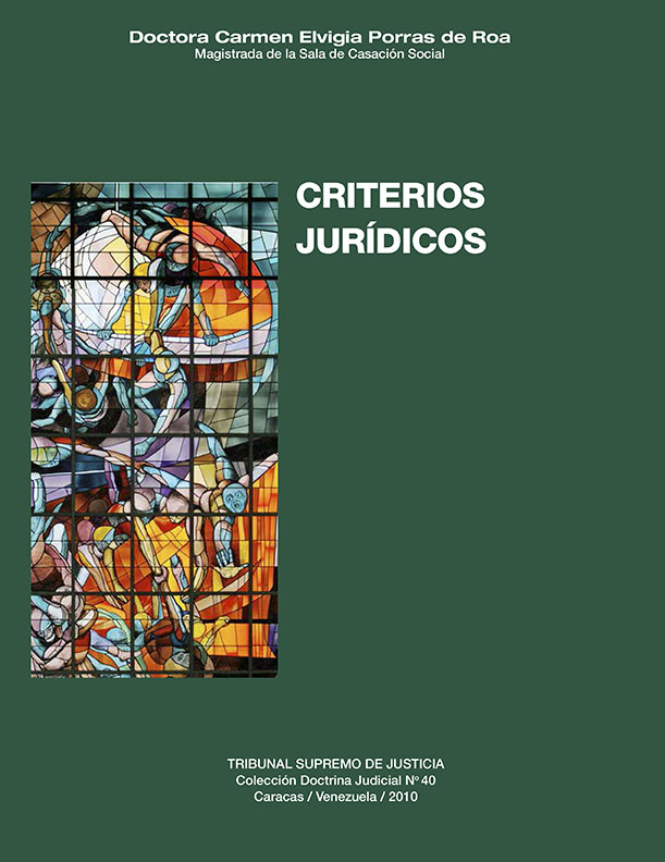 Criterios jurídicos (laboral, protección del niño, niña y adolescente, agrario) Julio 2007-Julio 2009